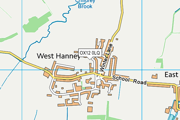 OX12 0LQ map - OS VectorMap District (Ordnance Survey) OX12 0LQ map - OS VectorMap District (Ordnance Survey)