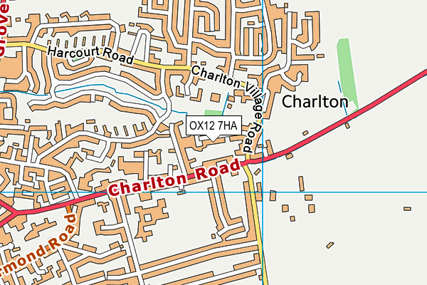 OX12 7HA map - OS VectorMap District (Ordnance Survey) OX12 7HA map - OS VectorMap District (Ordnance Survey)