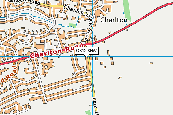 OX12 8HW map - OS VectorMap District (Ordnance Survey) OX12 8HW map - OS VectorMap District (Ordnance Survey)