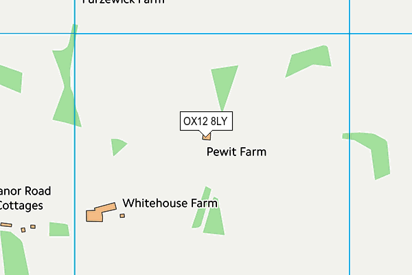OX12 8LY map - OS VectorMap District (Ordnance Survey) OX12 8LY map - OS VectorMap District (Ordnance Survey)