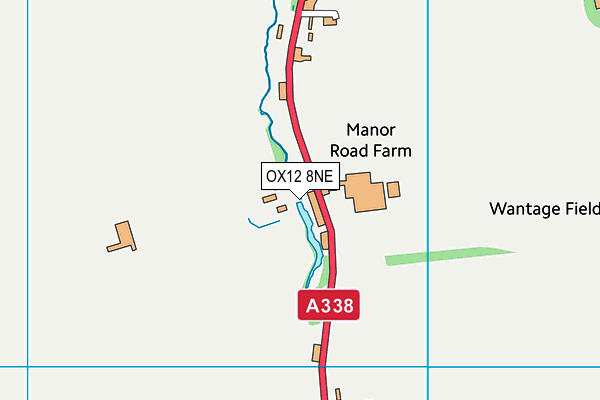 OX12 8NE map - OS VectorMap District (Ordnance Survey) OX12 8NE map - OS VectorMap District (Ordnance Survey)