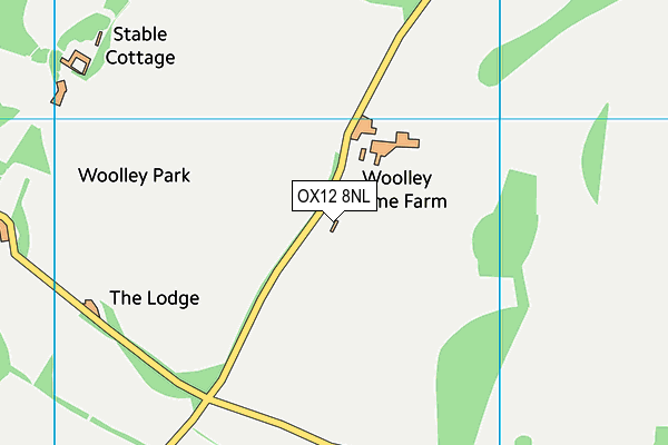 OX12 8NL map - OS VectorMap District (Ordnance Survey) OX12 8NL map - OS VectorMap District (Ordnance Survey)