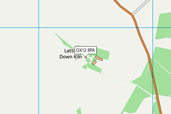 OX12 8PA map - OS VectorMap District (Ordnance Survey) OX12 8PA map - OS VectorMap District (Ordnance Survey)