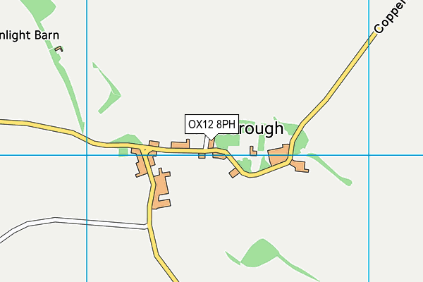 OX12 8PH map - OS VectorMap District (Ordnance Survey) OX12 8PH map - OS VectorMap District (Ordnance Survey)