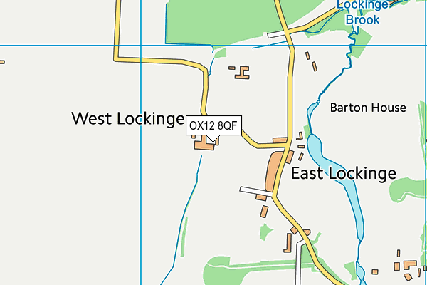 OX12 8QF map - OS VectorMap District (Ordnance Survey) OX12 8QF map - OS VectorMap District (Ordnance Survey)