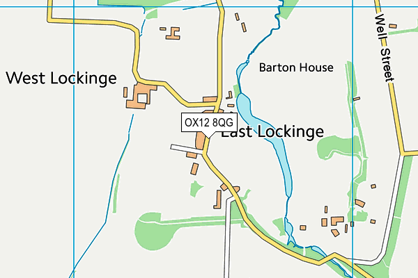 OX12 8QG map - OS VectorMap District (Ordnance Survey) OX12 8QG map - OS VectorMap District (Ordnance Survey)