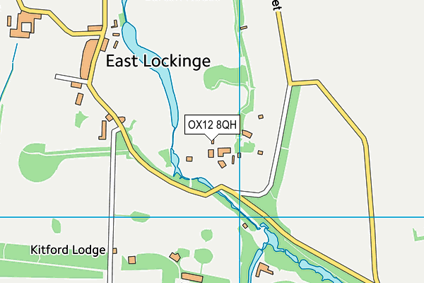 OX12 8QH map - OS VectorMap District (Ordnance Survey) OX12 8QH map - OS VectorMap District (Ordnance Survey)