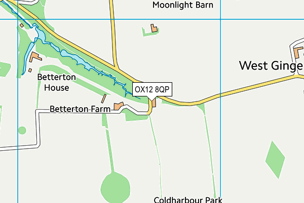 OX12 8QP map - OS VectorMap District (Ordnance Survey) OX12 8QP map - OS VectorMap District (Ordnance Survey)