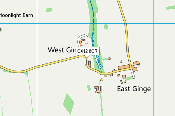 OX12 8QR map - OS VectorMap District (Ordnance Survey) OX12 8QR map - OS VectorMap District (Ordnance Survey)