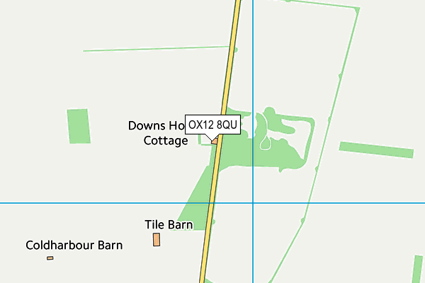 OX12 8QU map - OS VectorMap District (Ordnance Survey) OX12 8QU map - OS VectorMap District (Ordnance Survey)