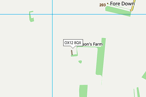 OX12 8QX map - OS VectorMap District (Ordnance Survey) OX12 8QX map - OS VectorMap District (Ordnance Survey)