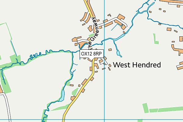 OX12 8RP map - OS VectorMap District (Ordnance Survey) OX12 8RP map - OS VectorMap District (Ordnance Survey)