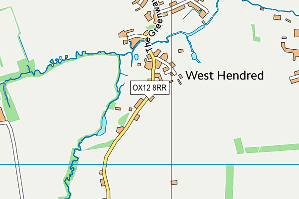 OX12 8RR map - OS VectorMap District (Ordnance Survey) OX12 8RR map - OS VectorMap District (Ordnance Survey)