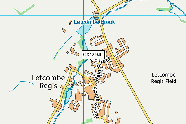 OX12 9JL map - OS VectorMap District (Ordnance Survey) OX12 9JL map - OS VectorMap District (Ordnance Survey)