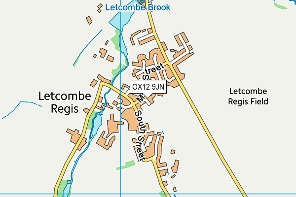 OX12 9JN map - OS VectorMap District (Ordnance Survey) OX12 9JN map - OS VectorMap District (Ordnance Survey)