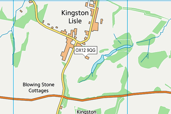 OX12 9QG map - OS VectorMap District (Ordnance Survey) OX12 9QG map - OS VectorMap District (Ordnance Survey)