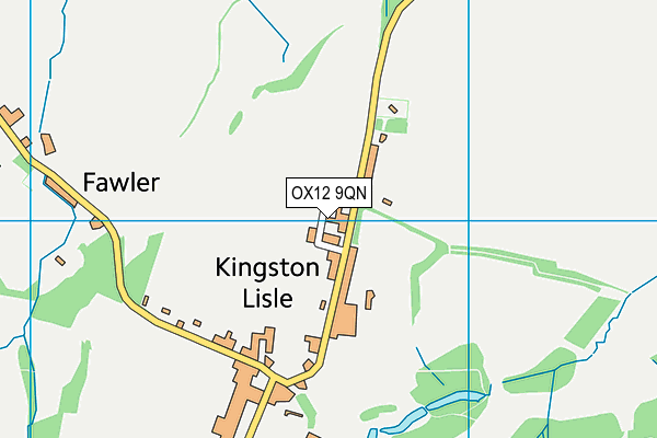 OX12 9QN map - OS VectorMap District (Ordnance Survey)