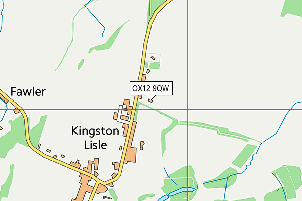 OX12 9QW map - OS VectorMap District (Ordnance Survey) OX12 9QW map - OS VectorMap District (Ordnance Survey)