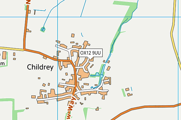OX12 9UU map - OS VectorMap District (Ordnance Survey) OX12 9UU map - OS VectorMap District (Ordnance Survey)