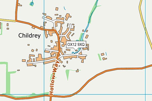 OX12 9XQ map - OS VectorMap District (Ordnance Survey) OX12 9XQ map - OS VectorMap District (Ordnance Survey)