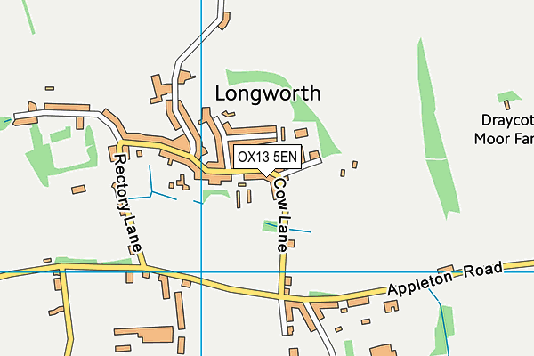 OX13 5EN map - OS VectorMap District (Ordnance Survey) OX13 5EN map - OS VectorMap District (Ordnance Survey)