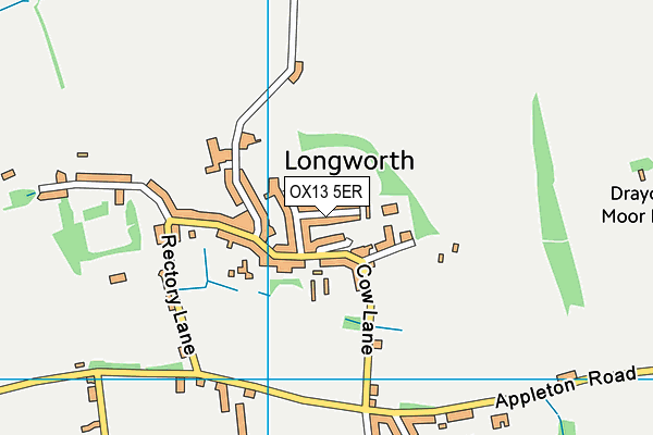 OX13 5ER map - OS VectorMap District (Ordnance Survey) OX13 5ER map - OS VectorMap District (Ordnance Survey)