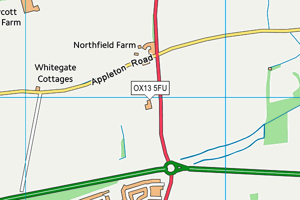 OX13 5FU map - OS VectorMap District (Ordnance Survey) OX13 5FU map - OS VectorMap District (Ordnance Survey)