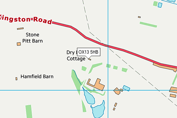 OX13 5HB map - OS VectorMap District (Ordnance Survey) OX13 5HB map - OS VectorMap District (Ordnance Survey)
