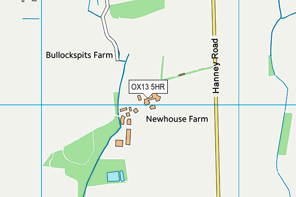 OX13 5HR map - OS VectorMap District (Ordnance Survey) OX13 5HR map - OS VectorMap District (Ordnance Survey)