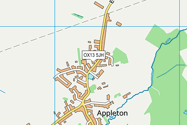 OX13 5JH map - OS VectorMap District (Ordnance Survey)