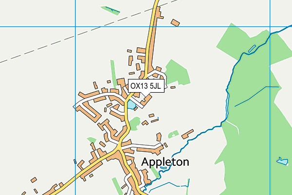 OX13 5JL map - OS VectorMap District (Ordnance Survey) OX13 5JL map - OS VectorMap District (Ordnance Survey)