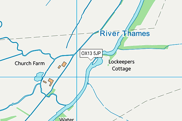 OX13 5JP map - OS VectorMap District (Ordnance Survey) OX13 5JP map - OS VectorMap District (Ordnance Survey)