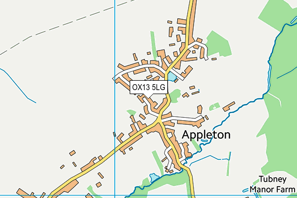OX13 5LG map - OS VectorMap District (Ordnance Survey) OX13 5LG map - OS VectorMap District (Ordnance Survey)