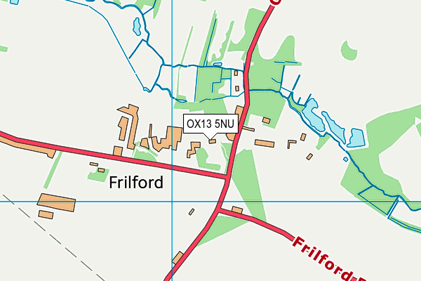 OX13 5NU map - OS VectorMap District (Ordnance Survey) OX13 5NU map - OS VectorMap District (Ordnance Survey)