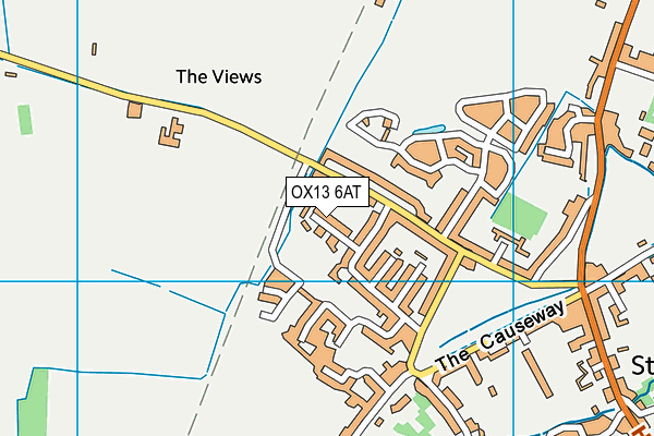 OX13 6AT map - OS VectorMap District (Ordnance Survey) OX13 6AT map - OS VectorMap District (Ordnance Survey)