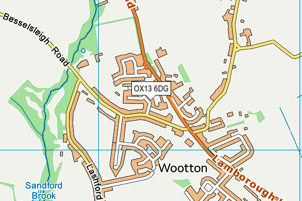 OX13 6DG map - OS VectorMap District (Ordnance Survey) OX13 6DG map - OS VectorMap District (Ordnance Survey)