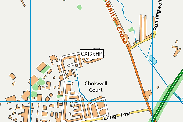 OX13 6HP map - OS VectorMap District (Ordnance Survey) OX13 6HP map - OS VectorMap District (Ordnance Survey)