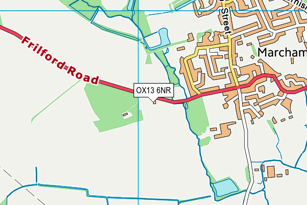OX13 6NR map - OS VectorMap District (Ordnance Survey) OX13 6NR map - OS VectorMap District (Ordnance Survey)