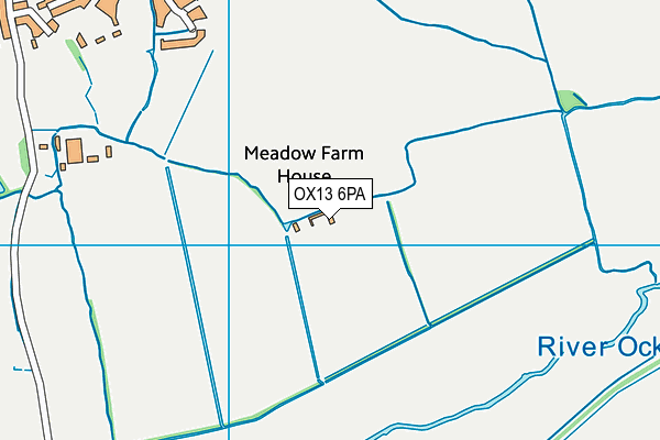 OX13 6PA map - OS VectorMap District (Ordnance Survey) OX13 6PA map - OS VectorMap District (Ordnance Survey)