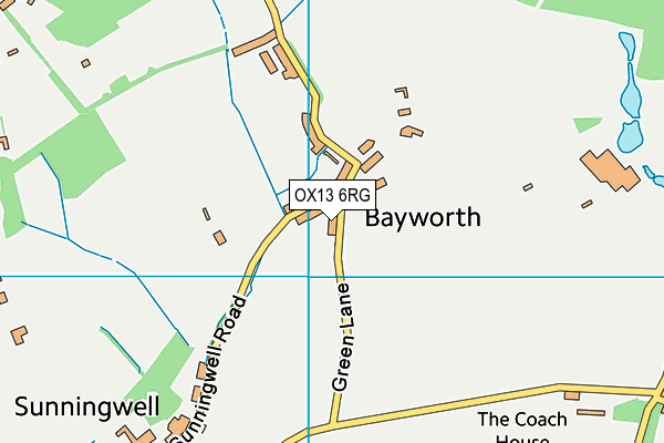 OX13 6RG map - OS VectorMap District (Ordnance Survey) OX13 6RG map - OS VectorMap District (Ordnance Survey)