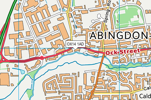 OX14 1AD map - OS VectorMap District (Ordnance Survey) OX14 1AD map - OS VectorMap District (Ordnance Survey)
