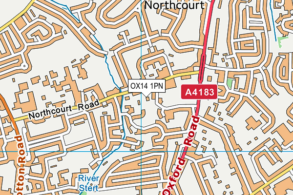 OX14 1PN map - OS VectorMap District (Ordnance Survey) OX14 1PN map - OS VectorMap District (Ordnance Survey)