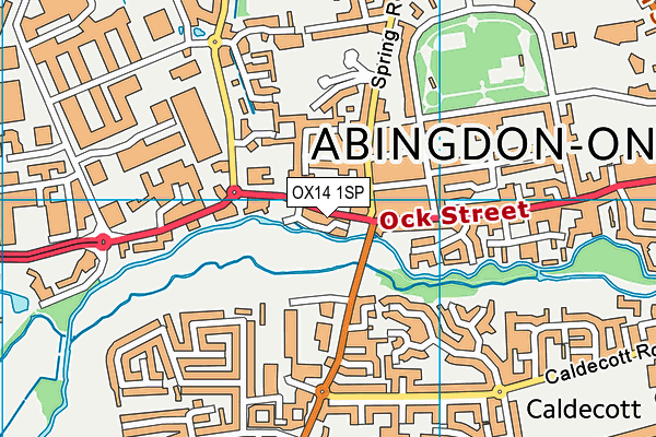OX14 1SP map - OS VectorMap District (Ordnance Survey) OX14 1SP map - OS VectorMap District (Ordnance Survey)