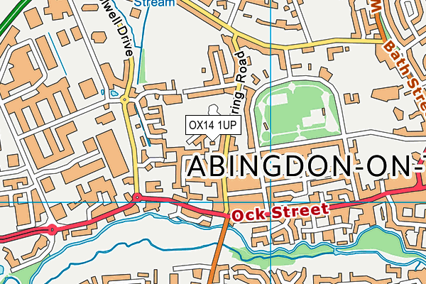 OX14 1UP map - OS VectorMap District (Ordnance Survey) OX14 1UP map - OS VectorMap District (Ordnance Survey)
