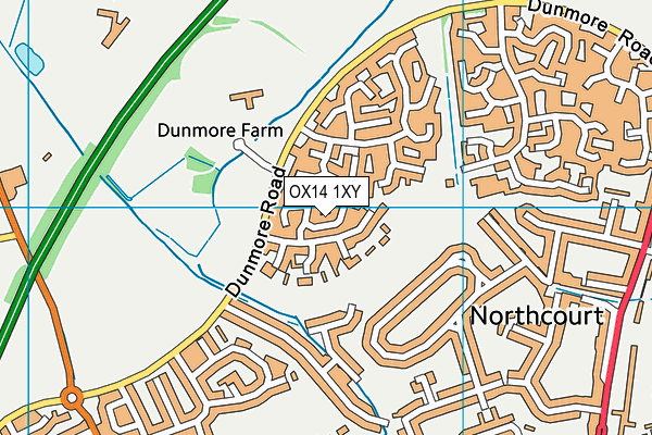OX14 1XY map - OS VectorMap District (Ordnance Survey) OX14 1XY map - OS VectorMap District (Ordnance Survey)