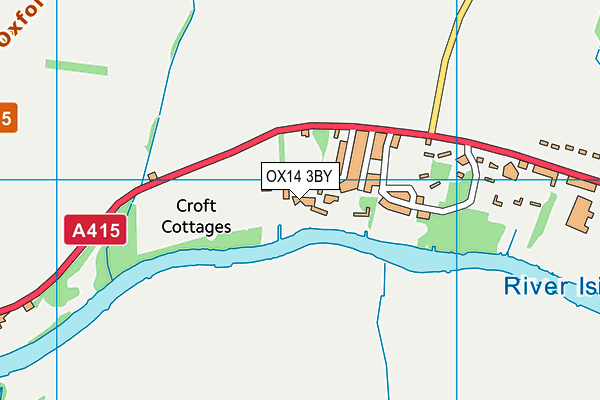 OX14 3BY map - OS VectorMap District (Ordnance Survey) OX14 3BY map - OS VectorMap District (Ordnance Survey)