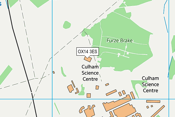 OX14 3ES map - OS VectorMap District (Ordnance Survey) OX14 3ES map - OS VectorMap District (Ordnance Survey)