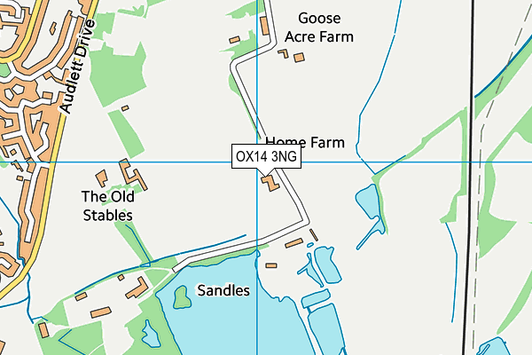 OX14 3NG map - OS VectorMap District (Ordnance Survey) OX14 3NG map - OS VectorMap District (Ordnance Survey)