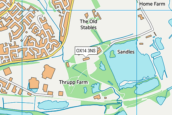 OX14 3NS map - OS VectorMap District (Ordnance Survey) OX14 3NS map - OS VectorMap District (Ordnance Survey)