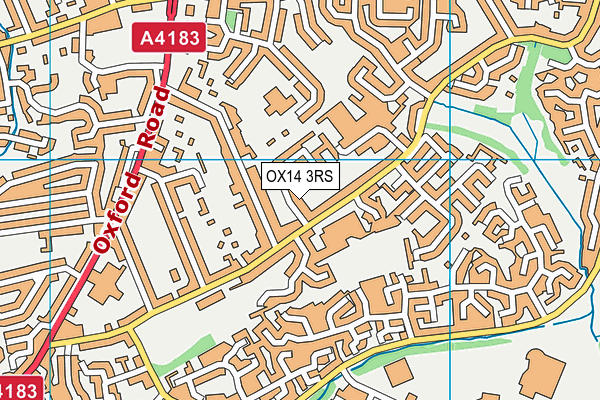 OX14 3RS map - OS VectorMap District (Ordnance Survey) OX14 3RS map - OS VectorMap District (Ordnance Survey)